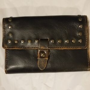 Patricia Nash Black Leather Wallet